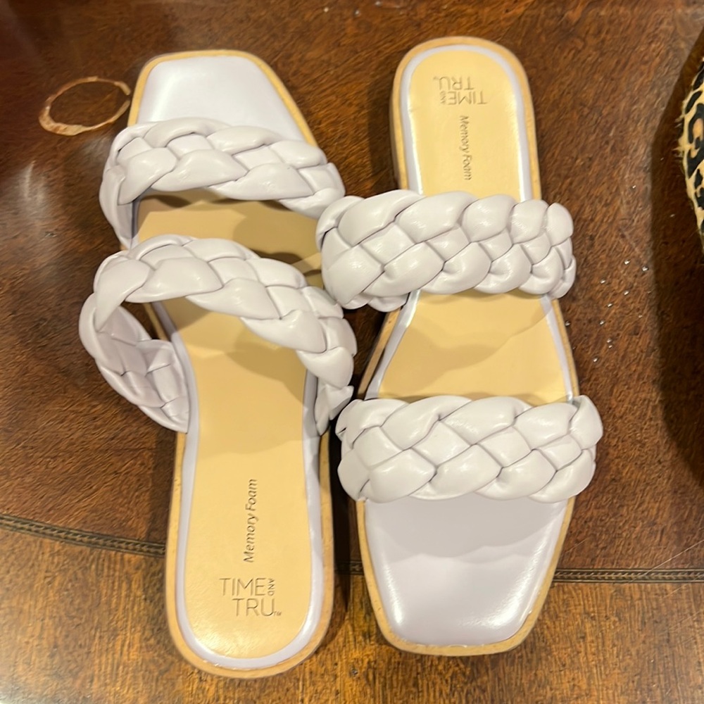 Time and Tru lavender braid flats! Brand new! Never worn!